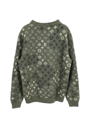 Louis Vuitton Pre-Owned Monogram knit sweater - Green