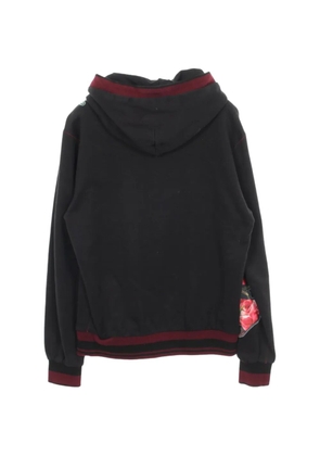 Dolce & Gabbana Pre-Owned Rose Patch hoodie - Black