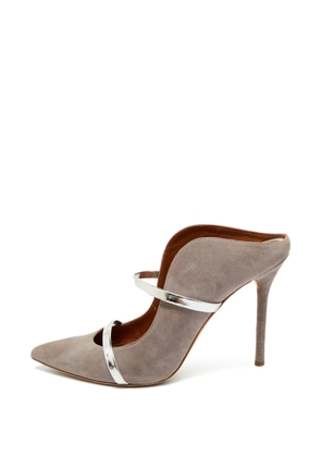 Malone Souliers Maureen pointed-toe mules - Grey
