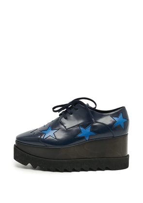 Stella McCartney Pre-Owned Elyse platform derby shoes - Blue