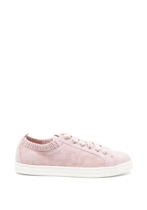 AGL Suzie ruffled-collar sneakers - Pink