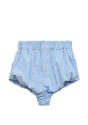 Marni light blue striped poplin bloomers