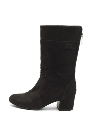 CHANEL Pre-Owned quilted ankle boots - Black