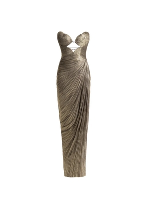 Maria Lucia Hohan Amisha silk maxi dress - Gold