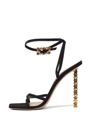 Gianvito Rossi Wonder suede sandals - Black