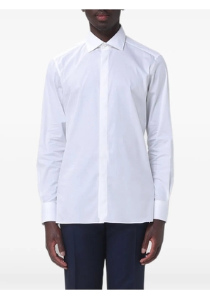 Zegna stretch-popeline shirt - White