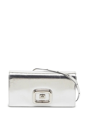 Roger Vivier Vintage Viv Choc buckle shoulder bag - Silver