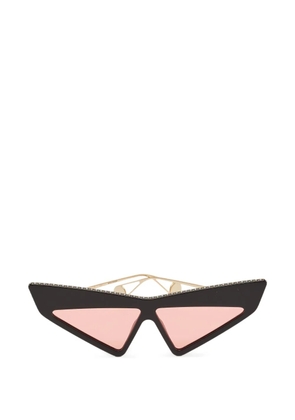 Gucci Pre-Owned crystal-embellished sunglasses - Black
