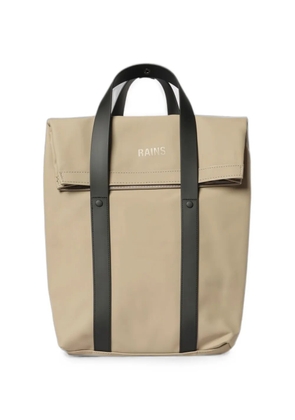Rains mini two-way foldover backpack - Neutrals