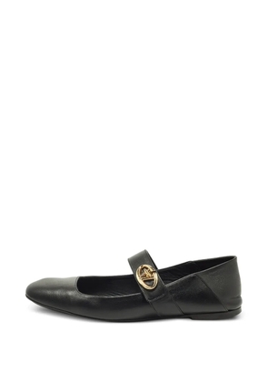 Valentino Garavani Pre-Owned VLogo Locker ballet flats - Black