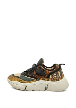 Chloé Pre-Owned Sonnie leather sneakers - Brown