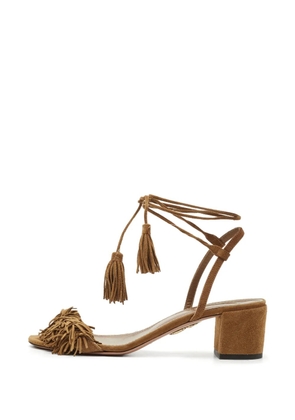 Aquazzura Wild Thing fringe sandals - Brown