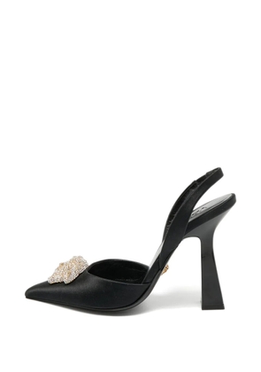 Versace Pre-Owned La Medusa crystal-embellished heeled pumps - Black