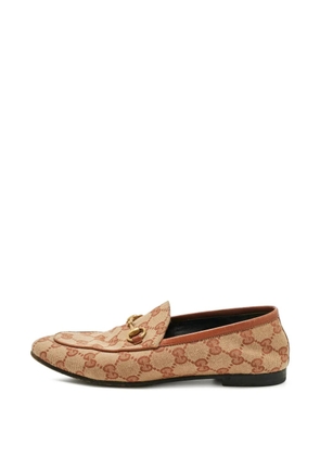 Gucci Pre-Owned Jordaan horsebit loafers - Neutrals