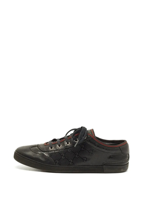 Gucci Pre-Owned Imprimé GG sneakers - Black