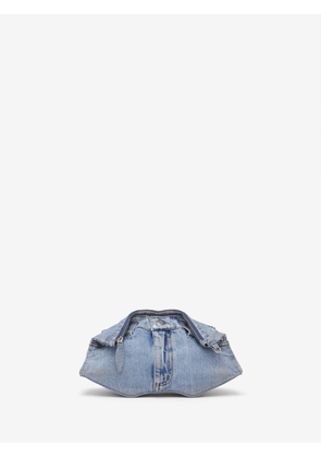 McQueen Manta Clutch - Blue - Women