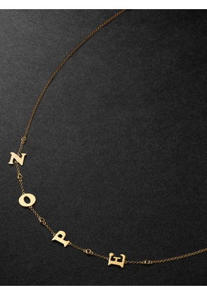 YVONNE LÉON - Nope Gold Diamond Necklace - Men - Gold