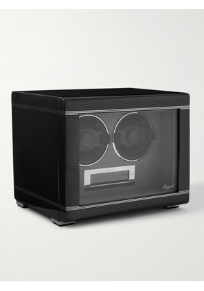 Rapport London - Formula Duo Carbon Fibre Lacquered Cedar and Glass Watch Winder - Men - Black