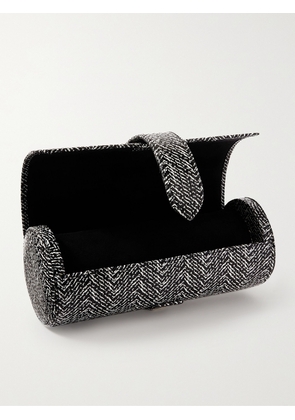 Rapport London - Marlow Snake-Effect Leather Three-Watch Roll - Men - Black