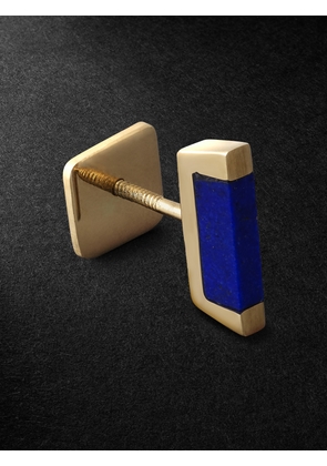 VARON - Trill Gold Lapis Lazuli Earring - Men - Gold