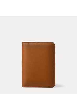Burnished Calfskin Folded Card Case