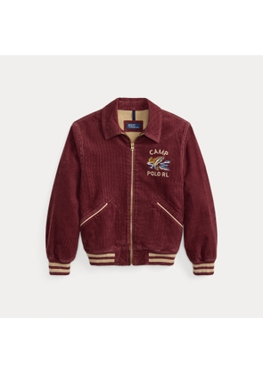 Corduroy Graphic Track Jacket