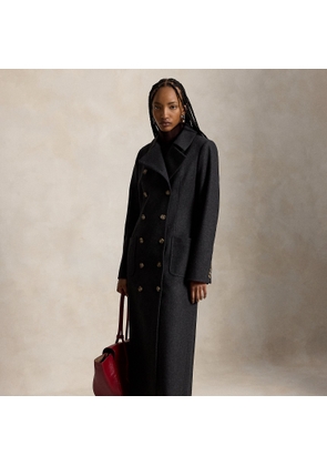 Double-Breasted Wool Duster Coat