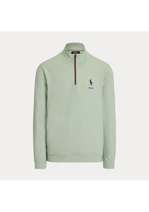 Mesh Quarter-Zip Pullover