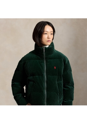 Corduroy Down Puffer Jacket