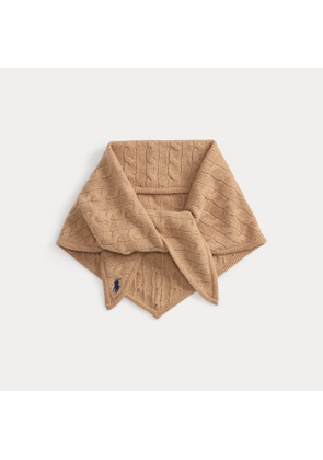 Wool-Cashmere Triangle Scarf