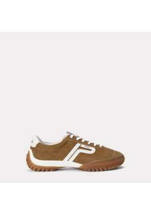 Suede Treaded Low-Top Trainer