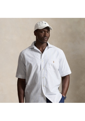 Big & Tall - Striped Oxford Camp Shirt
