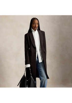 Silk-Lapel Wool Tuxedo Coat