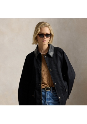 Cotton Twill Balloon Barn Jacket