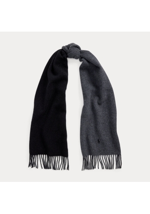 Fringe-Trim Wool Scarf