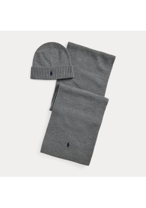 Wool Beanie & Scarf Gift Set