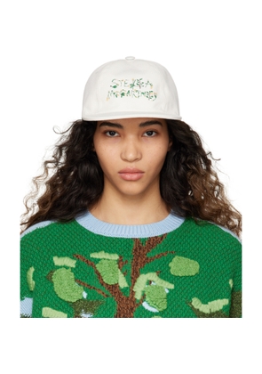 Stella McCartney White Embroidered Cap