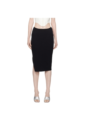 Miaou Black Verona Midi Skirt