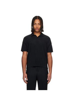 HOMME PLISSÉ ISSEY MIYAKE Black Basics Polo