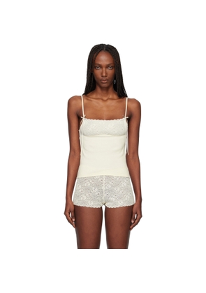 Fruity Booty Off-White Meringue Tank Top