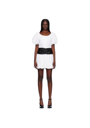 Renaissance Renaissance White Vera Belted Minidress