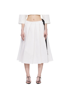 Renaissance Renaissance White Cyn Midi Skirt