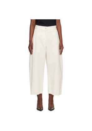 Studio Nicholson Off-White Chalco Jeans