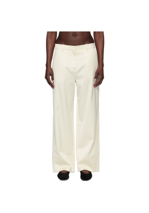 TOTEME Off-White Twisted Seam Trousers