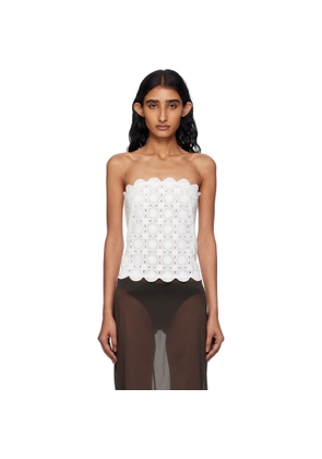 St. Agni White Doily Top
