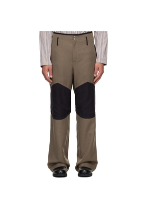 Kiko Kostadinov Brown & Black Orvos Trousers