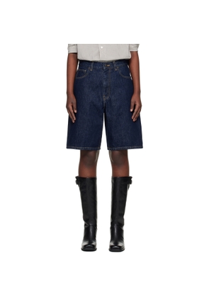 Carhartt Work In Progress Blue Brandon Denim Shorts