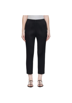PLEATS PLEASE ISSEY MIYAKE Black Lamp Shade Trousers