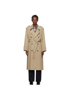 Dunst Tan Unisex Oversized Trench Coat