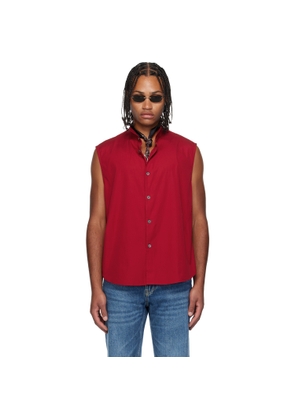 OUR LEGACY Red Wing Sleeveless Shirt